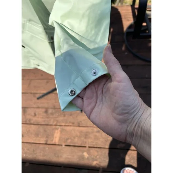 Rains Unisex Rain Jacket, Waterproof, Color Mineral Green, Size Large & X-Large - Picture 5 of 11